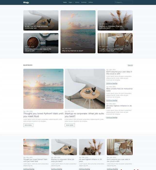 HTML5博客资讯新闻分享网站模板 发卡网创- 首码创想网创资源