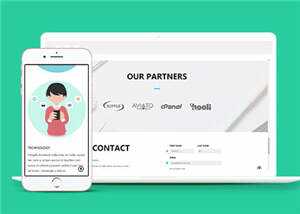 橙色产品展示企业HTML网页模板下载 发卡网创- 首码创想网创资源