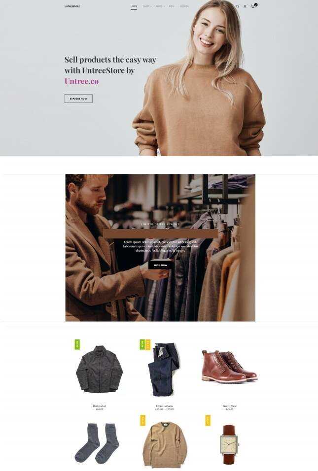 时尚服饰单品销售服务网站html模板 发卡网创- 首码创想网创资源