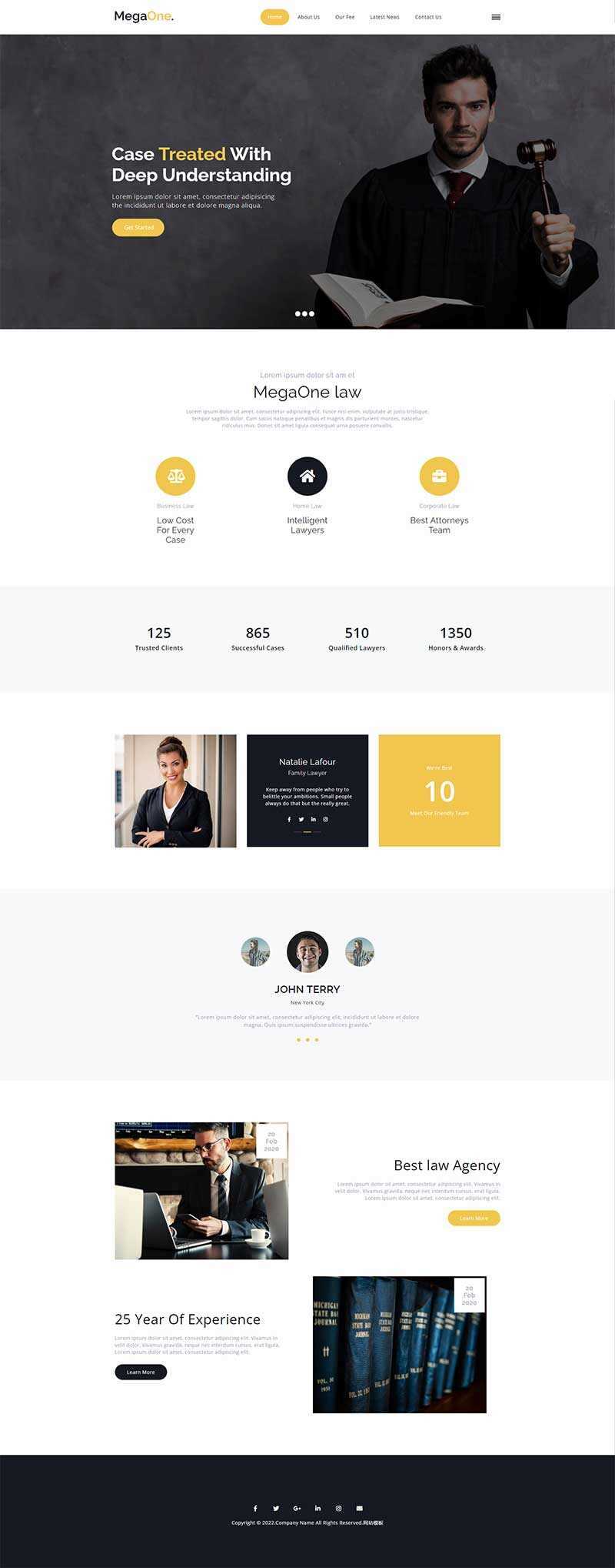 法律咨询服务机构HTML5网站模板 发卡网创- 首码创想网创资源