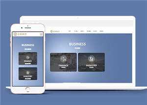 简约网络设计金融企业前端网站模板下载 发卡网创- 首码创想网创资源