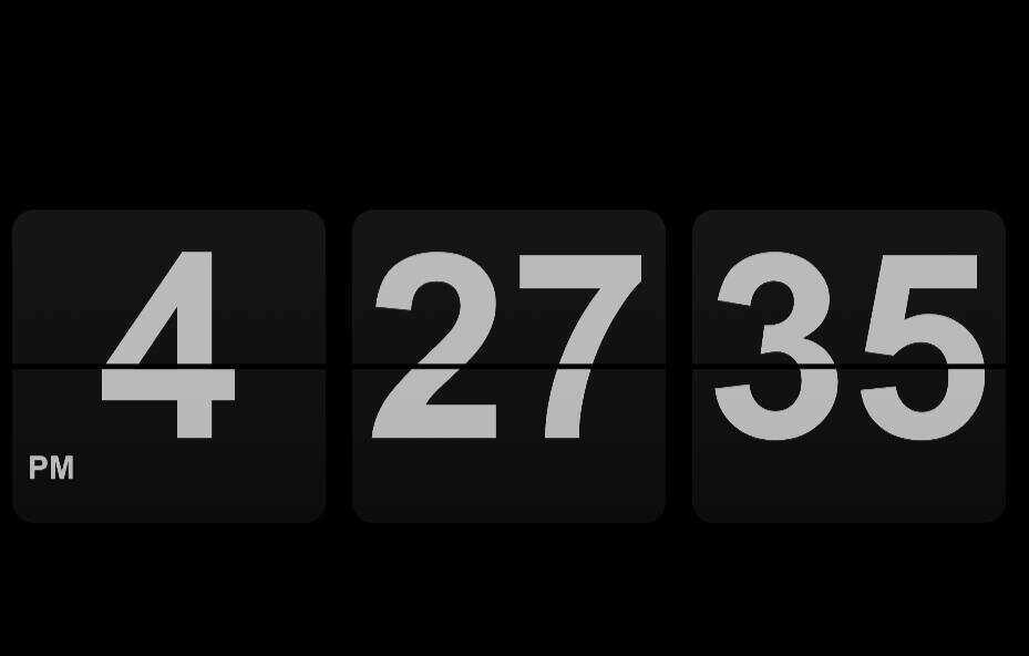 倒计时单页翻页时钟HTML源码，黑色翻页时钟HTML源码 发卡网创- 首码创想网创资源