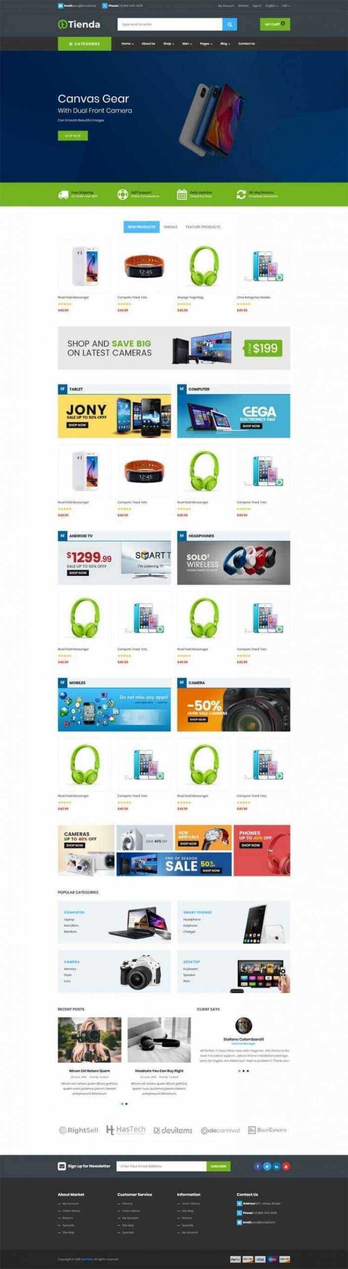 Bootstrap4手机数码商城响应式前端 发卡网创- 首码创想网创资源