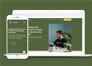 绿色商业咨询公司网页模板下载 发卡网创- 首码创想网创资源