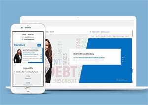 商务咨询金融服务公司模板源码 发卡网创- 首码创想网创资源