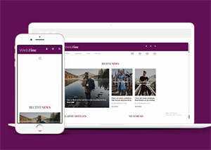 简洁新闻资讯播报网站模板源码 发卡网创- 首码创想网创资源