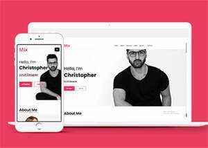 简洁设计团队介绍网站模板下载 发卡网创- 首码创想网创资源