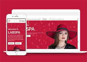 简洁女性护肤品牌企业网站模板 发卡网创- 首码创想网创资源