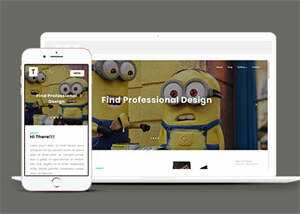 简约动画设计公司网站模板源码 发卡网创- 首码创想网创资源