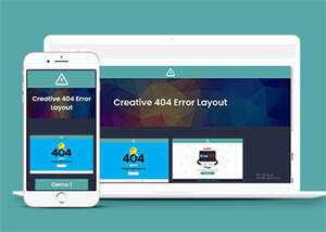 简洁个性化404错误页模板源码 发卡网创- 首码创想网创资源