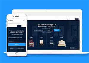 宽屏北欧风格家具商城网站模板 发卡网创- 首码创想网创资源
