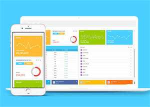 蓝色后台数据管理网站模板下载 发卡网创- 首码创想网创资源