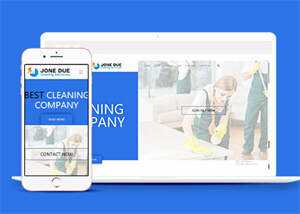 宽屏保洁家政公司网站模板下载 发卡网创- 首码创想网创资源