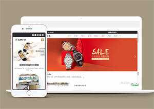 品牌钟表手表类网站前端模板下载 发卡网创- 首码创想网创资源