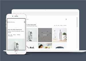 极简主义创意展示响应式网页模板下载 发卡网创- 首码创想网创资源