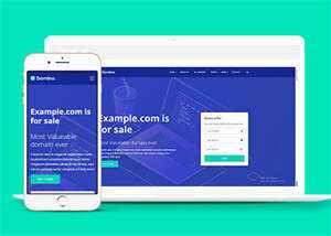 宽屏域名服务代理商HTML5模板下载 发卡网创- 首码创想网创资源