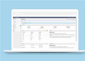 蓝色公司Bootstrap后台源码模板下载 发卡网创- 首码创想网创资源