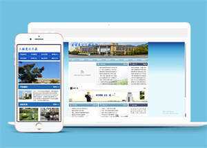 宽屏建筑职业学校类网站前端模板 发卡网创- 首码创想网创资源