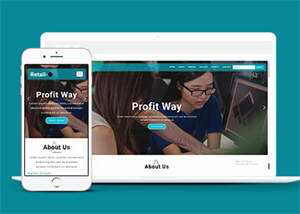 简洁企业人才培训网站模板源码 发卡网创- 首码创想网创资源