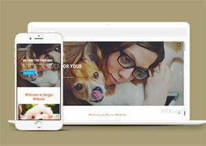 宠物美容服务公司网站模板源码 发卡网创- 首码创想网创资源