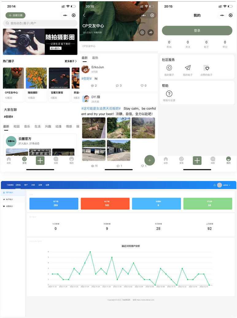 最新版云喵圈子全开源系统源码 兴趣社区交友圈子系统小程序源码 发卡网创- 首码创想网创资源