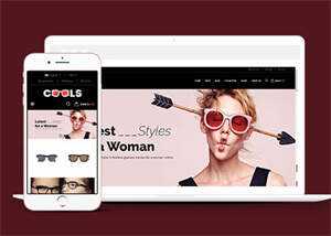 响应式眼镜网上商城HTML5模板 发卡网创- 首码创想网创资源