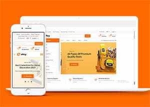 家用电器商城响应式HTML5模板 发卡网创- 首码创想网创资源