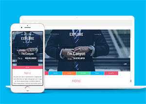 宽屏多彩时尚商务网站模板下载 发卡网创- 首码创想网创资源