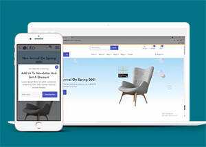 宽屏欧式家具电子商务网站模板 发卡网创- 首码创想网创资源