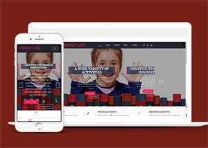 宽屏图书教育HTML网站模板源码 发卡网创- 首码创想网创资源