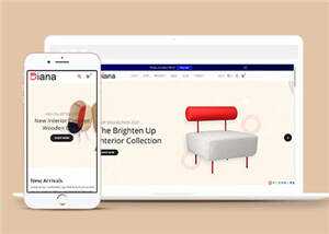 宽屏环保家具公司网站模板下载 发卡网创- 首码创想网创资源