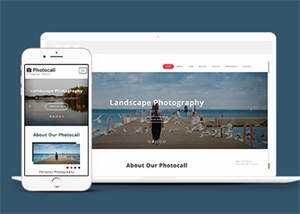 宽屏摄影机构网站模板下载 发卡网创- 首码创想网创资源