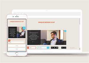 专业设计HTML5手机UI套件下载 发卡网创- 首码创想网创资源