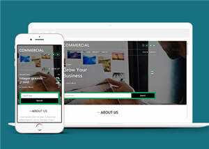 简洁商业贸易服务展示HTML网页模板下载 发卡网创- 首码创想网创资源