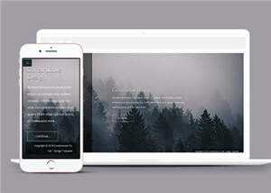 简洁公司产品动态单页面响应式网页模板下载 发卡网创- 首码创想网创资源