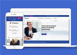 响应式理财产品公司HTML网页模板下载 发卡网创- 首码创想网创资源