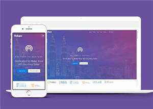 简洁项目介绍展示交互响应式网站模板下载 发卡网创- 首码创想网创资源