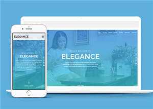 简洁服务展示动态公司响应式网页模板下载 发卡网创- 首码创想网创资源