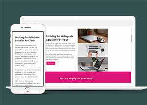 简洁商务创造营销服务响应式网页模板下载 发卡网创- 首码创想网创资源