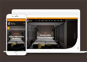 宽屏室内装饰设计公司网站模板 发卡网创- 首码创想网创资源