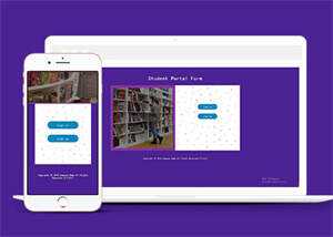 学校图书馆注册登录类网站模板 发卡网创- 首码创想网创资源