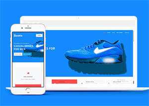 耐克品牌鞋商城类网站模板源码 发卡网创- 首码创想网创资源
