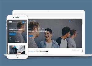 右侧导航隐藏教育类网站模板 发卡网创- 首码创想网创资源