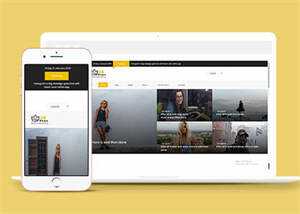 宽屏欧美图片分享网站模板下载 发卡网创- 首码创想网创资源