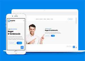 响应式个人简历主页HTML模板源码 发卡网创- 首码创想网创资源