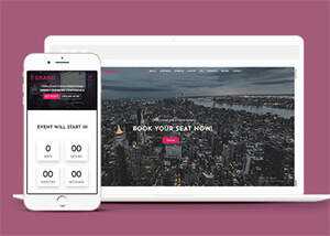 演讲会门票销售网站模板下载 发卡网创- 首码创想网创资源