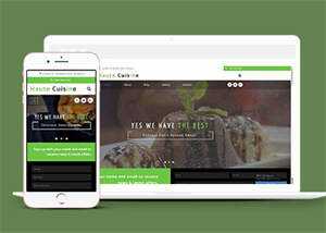 响应式烹饪厨师网站模板下载 发卡网创- 首码创想网创资源