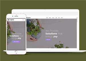 简约创意商业解决方案动态响应式网页模板下载 发卡网创- 首码创想网创资源