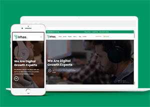 数字软件信息科技公司网站模板 发卡网创- 首码创想网创资源