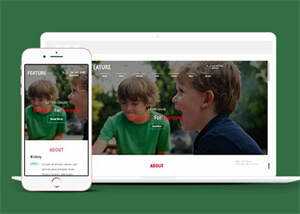 儿童教育学校静态网站模板下载 发卡网创- 首码创想网创资源